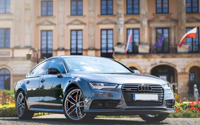 Audi A7 cena 152000 przebieg: 172185, rok produkcji 2017 z Sokółka małe 121